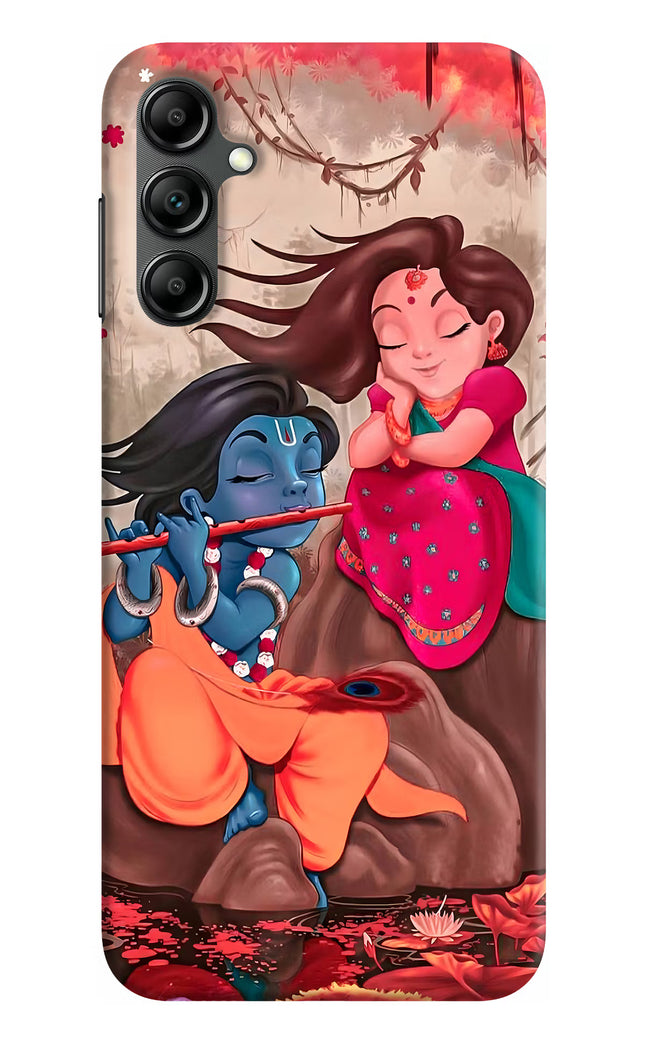 Radhe Krishna Samsung A14 5G Hard Case Back Cover by Casekaro