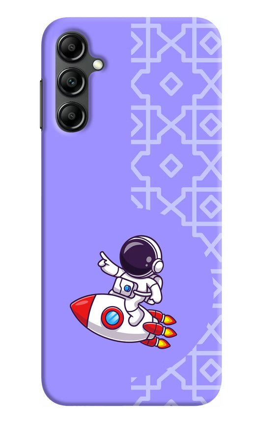 Cute Astronaut Samsung A14 5G Hard Case Back Cover by Casekaro