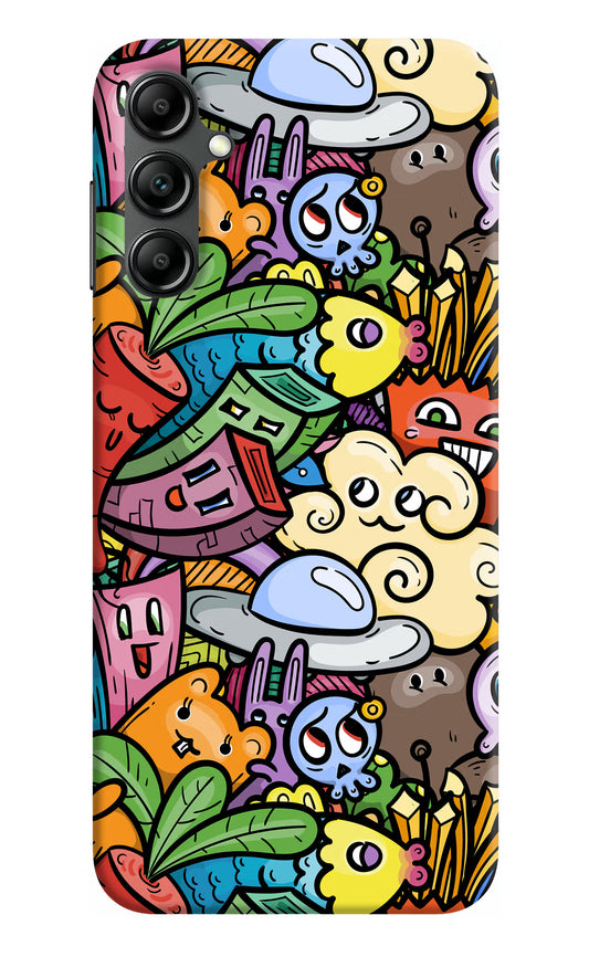 Veggie Doodle Samsung A14 5G Hard Case Back Cover by Casekaro