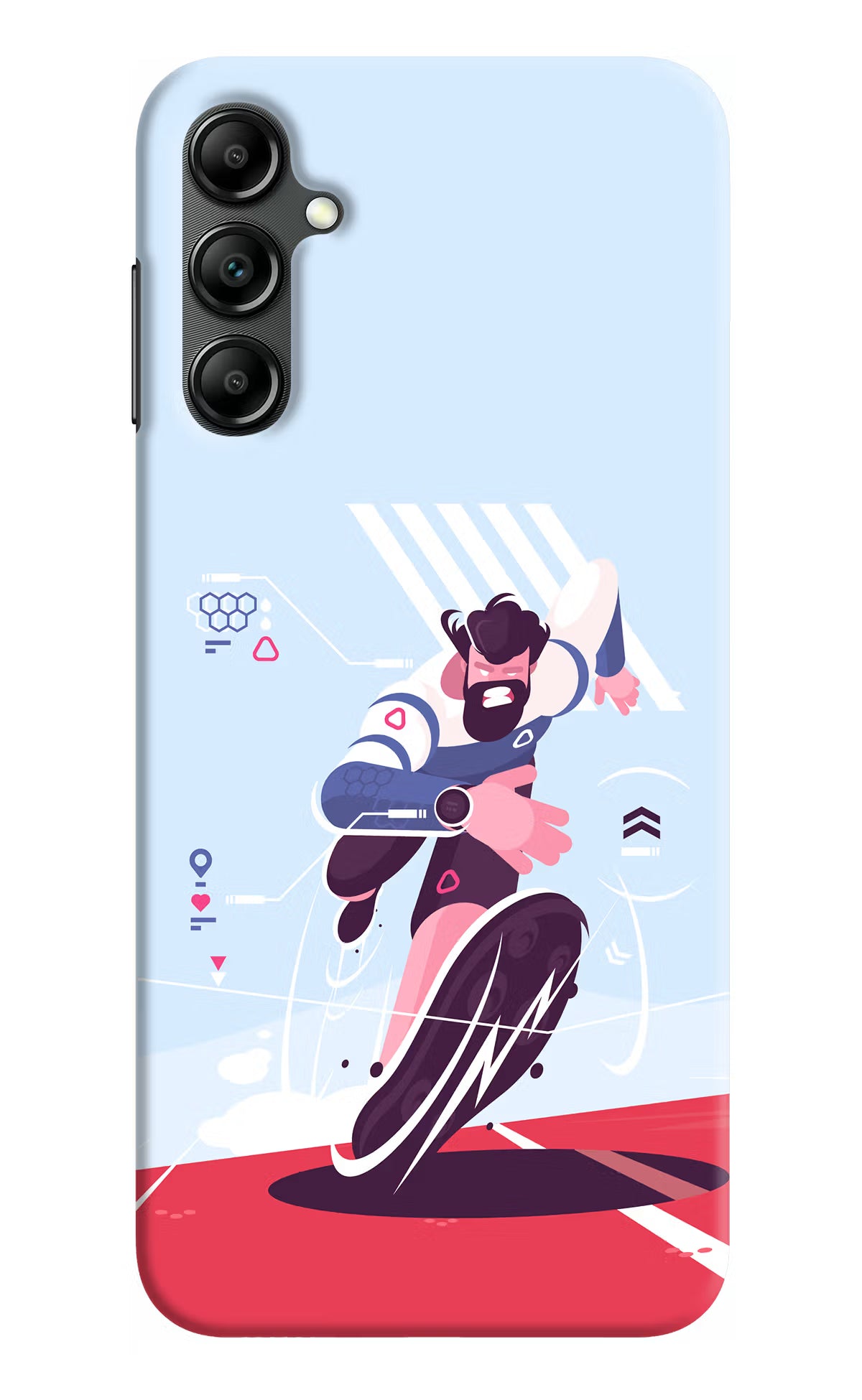 Run Pro Samsung A14 5G Hard Case Back Cover by Casekaro