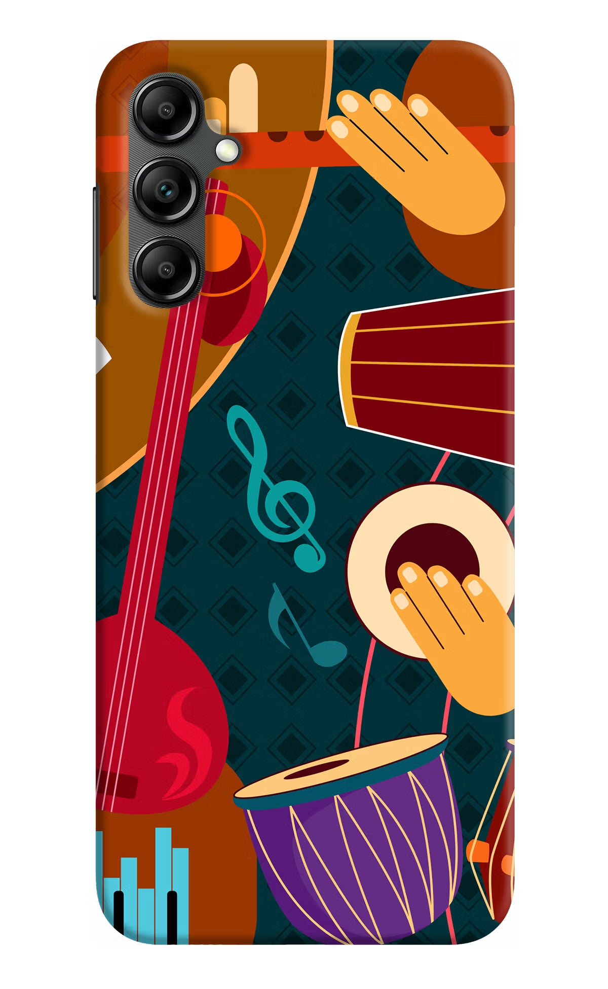 Music Instrument Samsung A14 5G Hard Case Back Cover by Casekaro