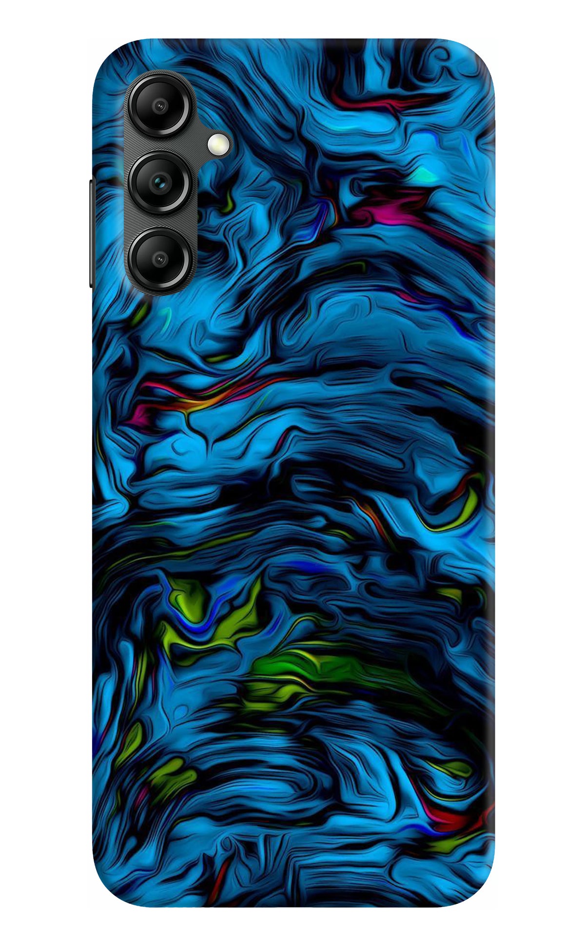 Dark Blue Abstract Samsung A14 5G Back Cover