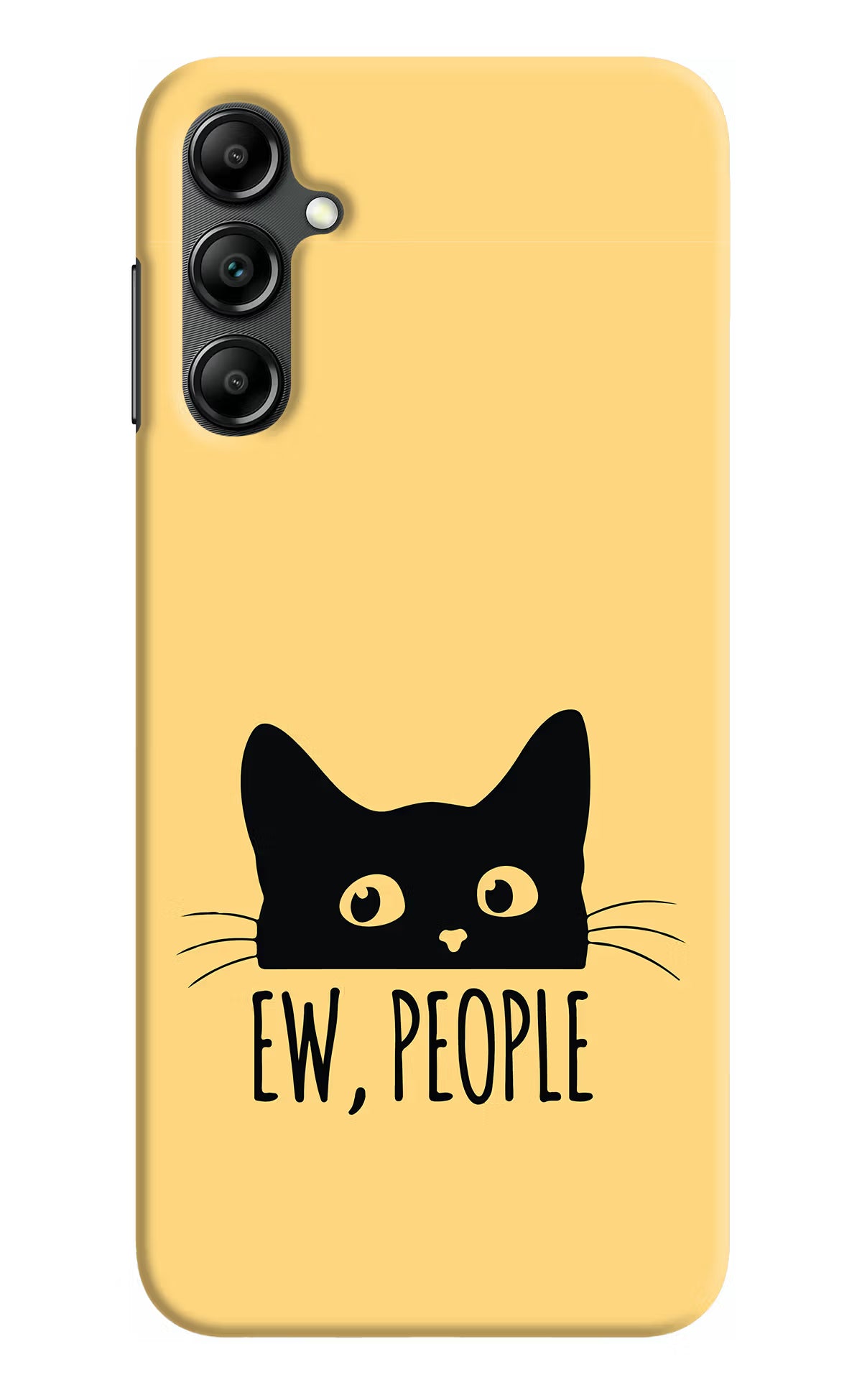 Ew People Catitude Samsung A14 5G Hard Case Back Cover by Casekaro