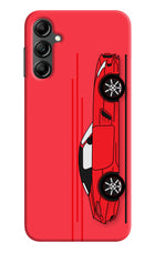 Red Velocity Samsung A14 5G Hard Case Back Cover by Casekaro