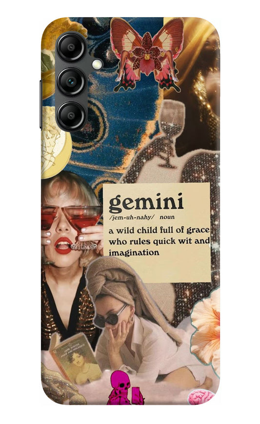 Gemini Zodiac Samsung A14 5G Hard Case Back Cover by Casekaro