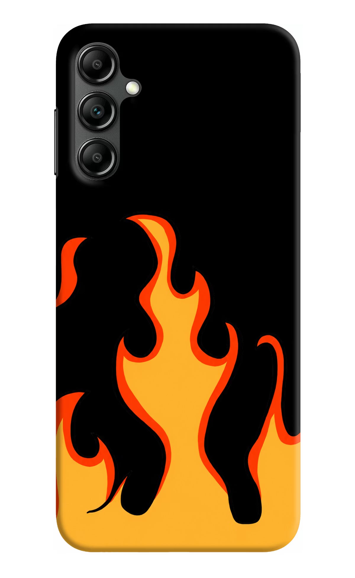 Fired Up – Black Samsung A14 5G Hard Case Back Cover by Casekaro