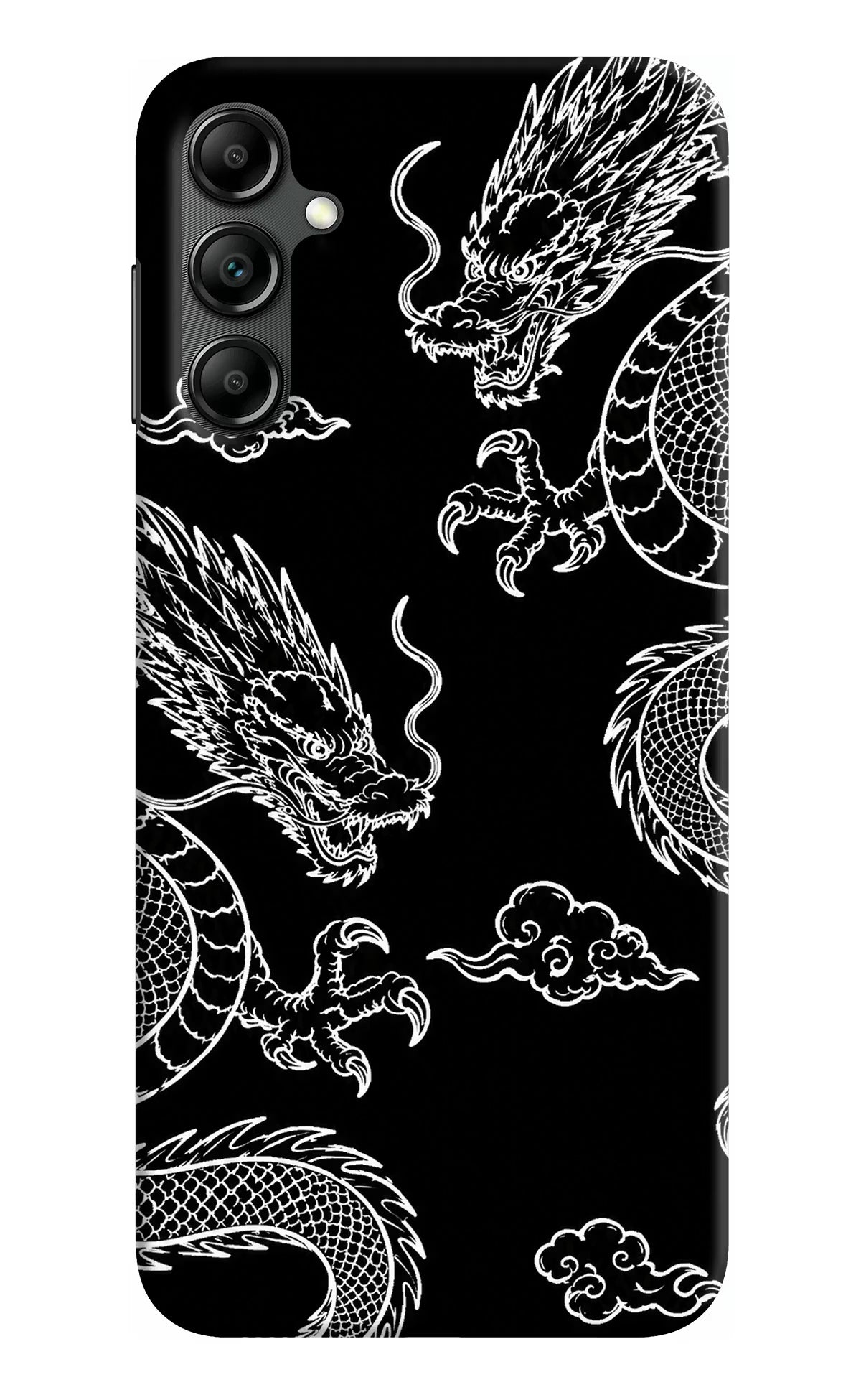 Twin Dragons Samsung A14 5G Hard Case Back Cover by Casekaro