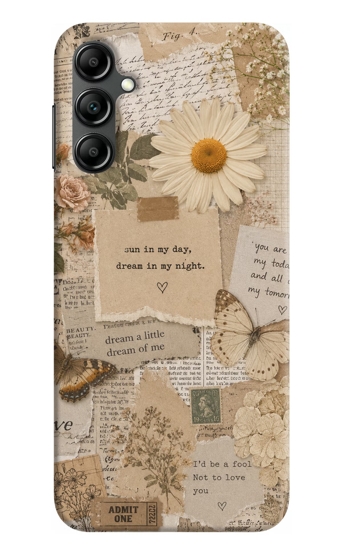 Vintage case Samsung A14 5G Back Cover