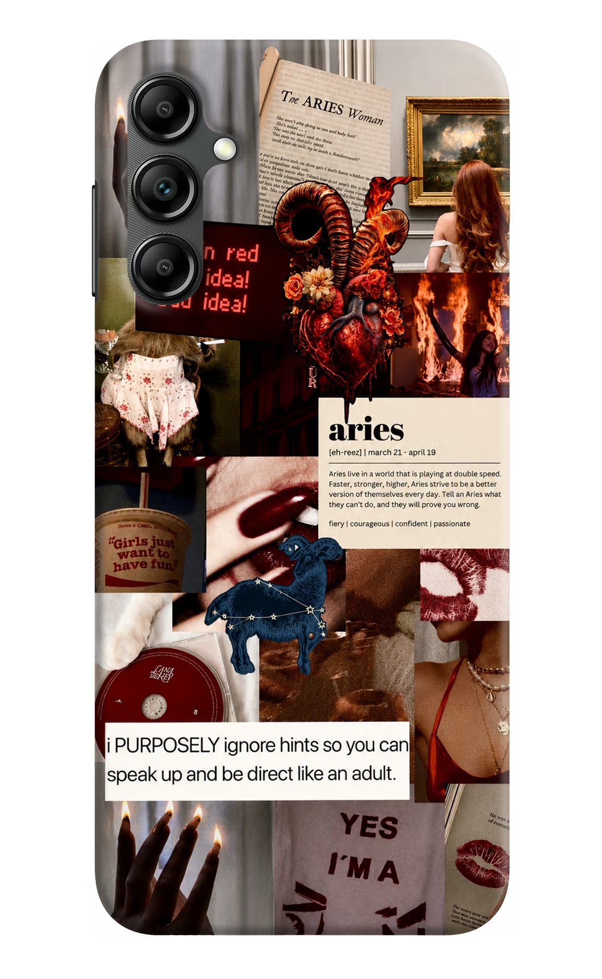 Zodiac Aries Samsung A14 5G Back Cover