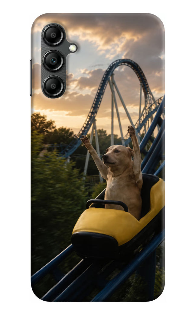 Rollercoaster Dog Samsung A14 5G Hard Case Back Cover by Casekaro