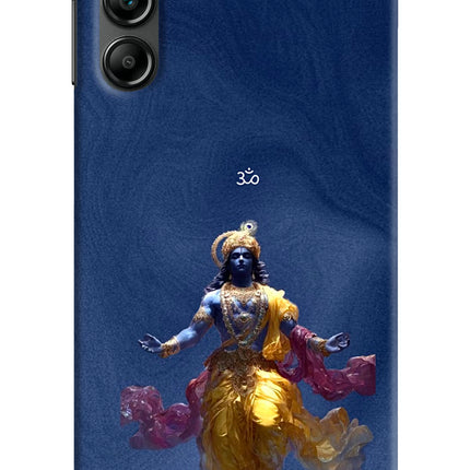 Cosmic Krishna Samsung A14 5G Hard Case Back Cover by Casekaro