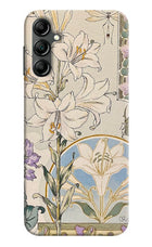 White Lily Samsung A14 5G Back Cover