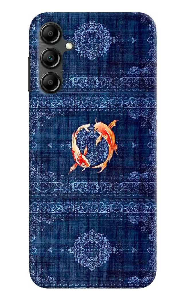 Koi Blue Samsung A14 5G Hard Case Back Cover by Casekaro