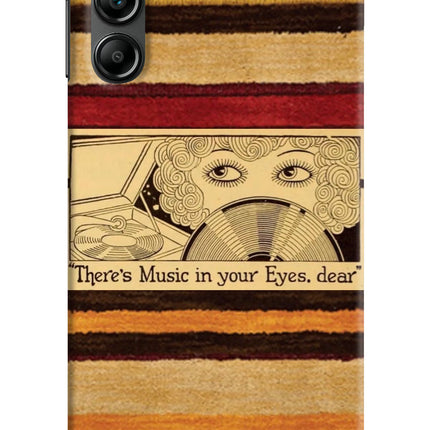 Vinyl Stripes Samsung A14 5G Hard Case Back Cover by Casekaro