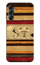 Vinyl Stripes Samsung A14 5G Hard Case Back Cover by Casekaro