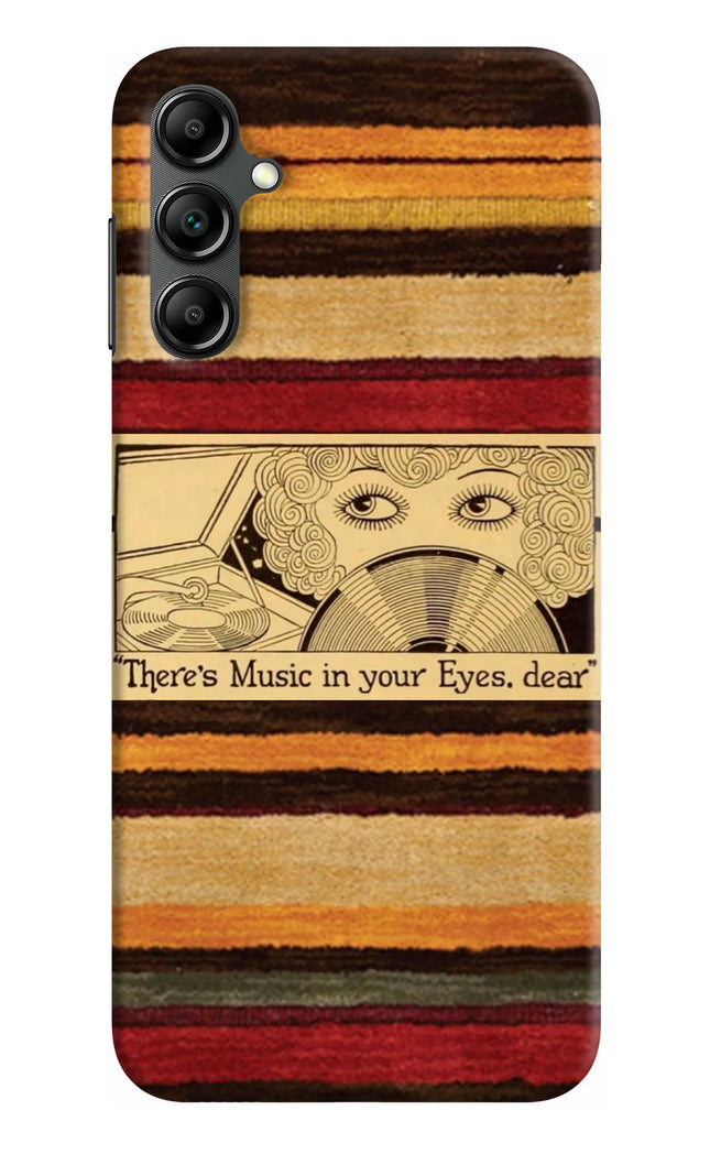 Vinyl Stripes Samsung A14 5G Hard Case Back Cover by Casekaro
