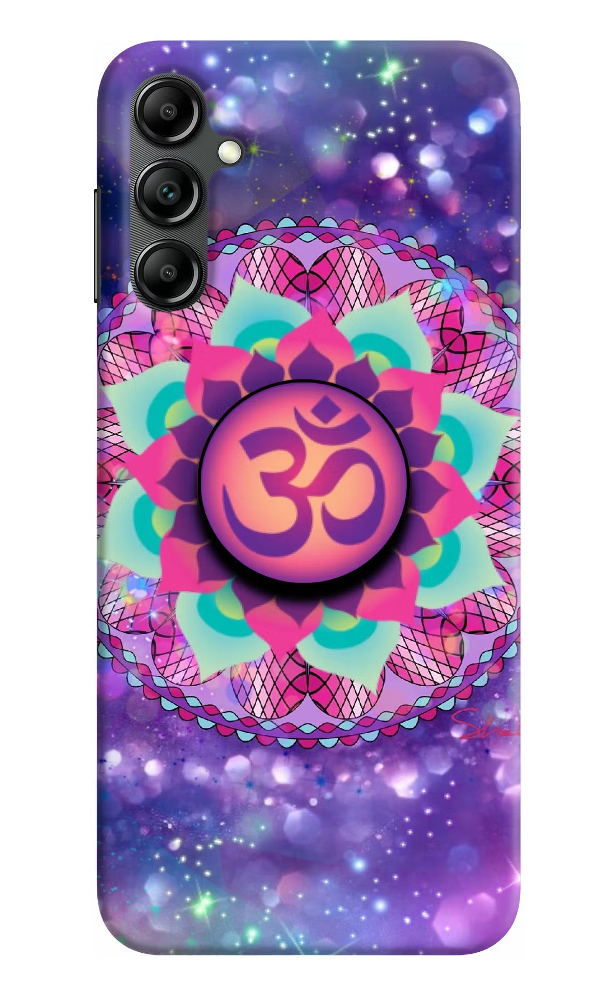 Om Purple Samsung A14 5G Pop Case by Casekaro