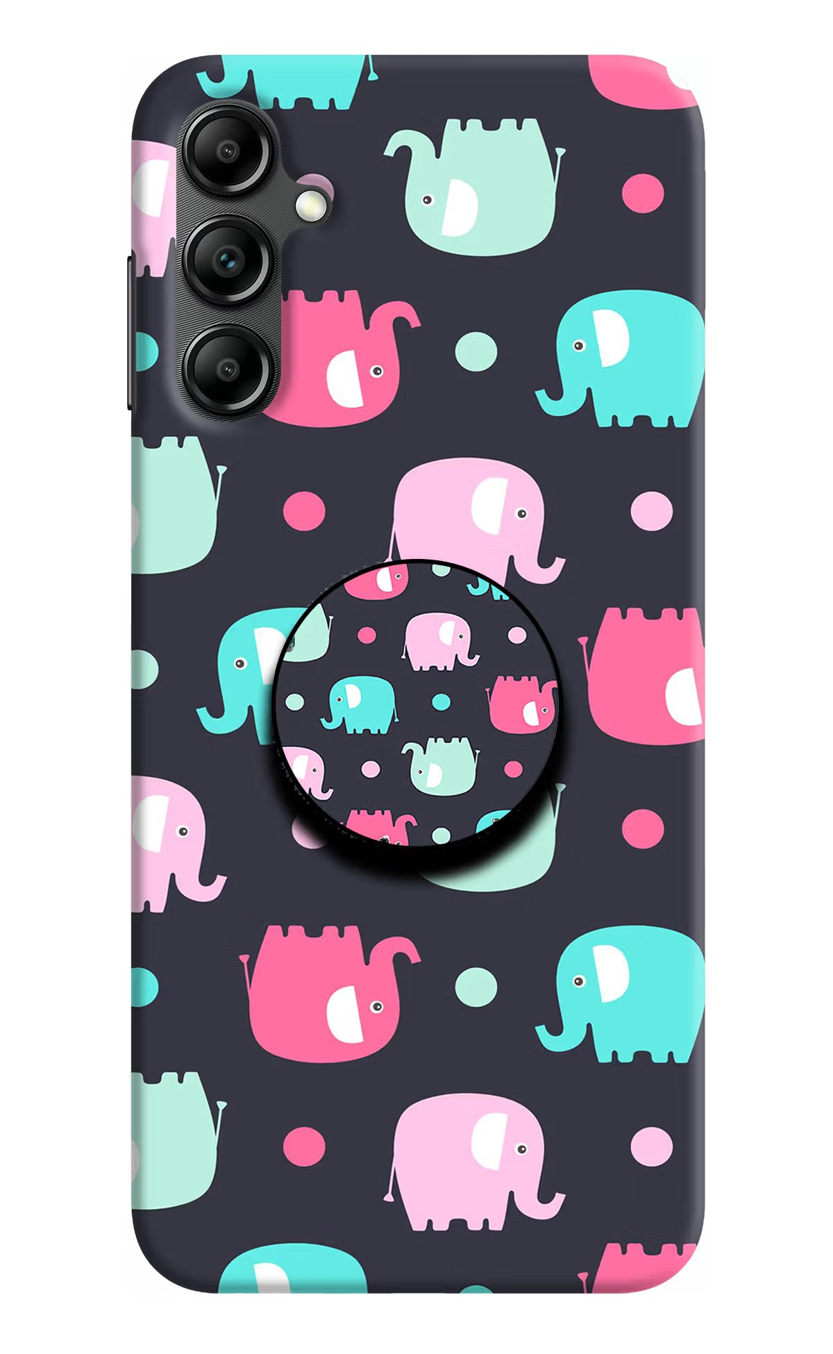 Baby Elephants Samsung A14 5G Pop Case by Casekaro