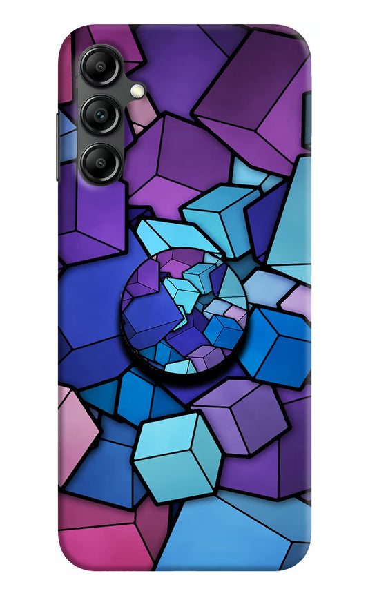Cubic Abstract Samsung A14 5G Pop Case by Casekaro