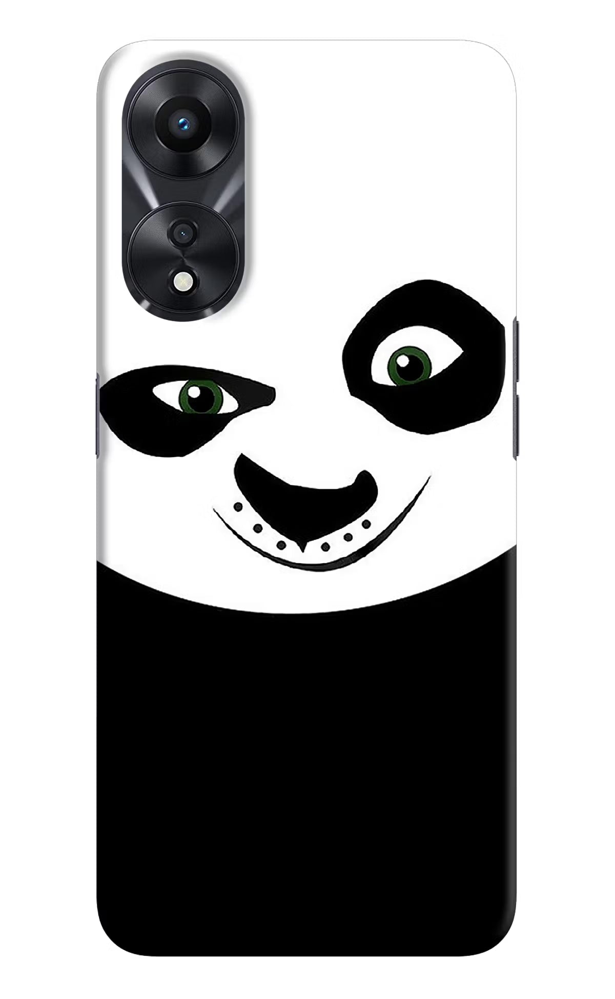 Panda Oppo A78 5G Hard Case Back Cover by Casekaro