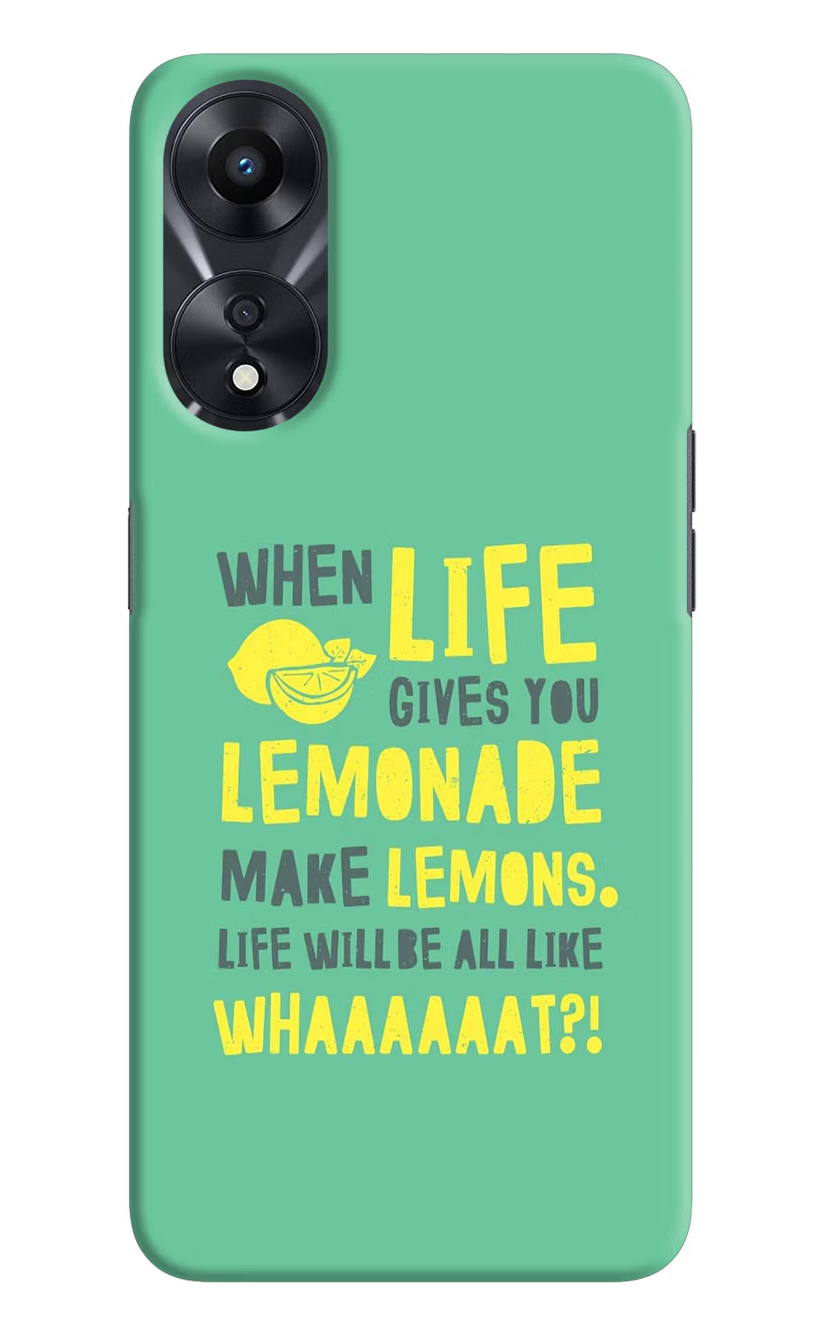 Quote Oppo A78 5G Hard Case Back Cover by Casekaro