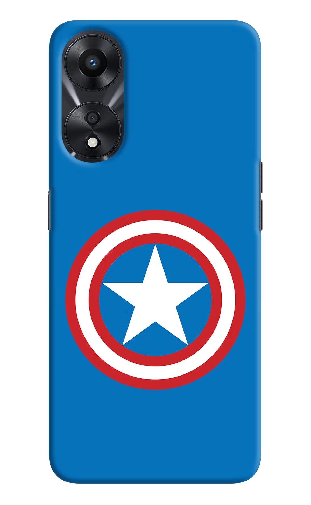 Captain America Logo Oppo A78 5G Hard Case Back Cover by Casekaro