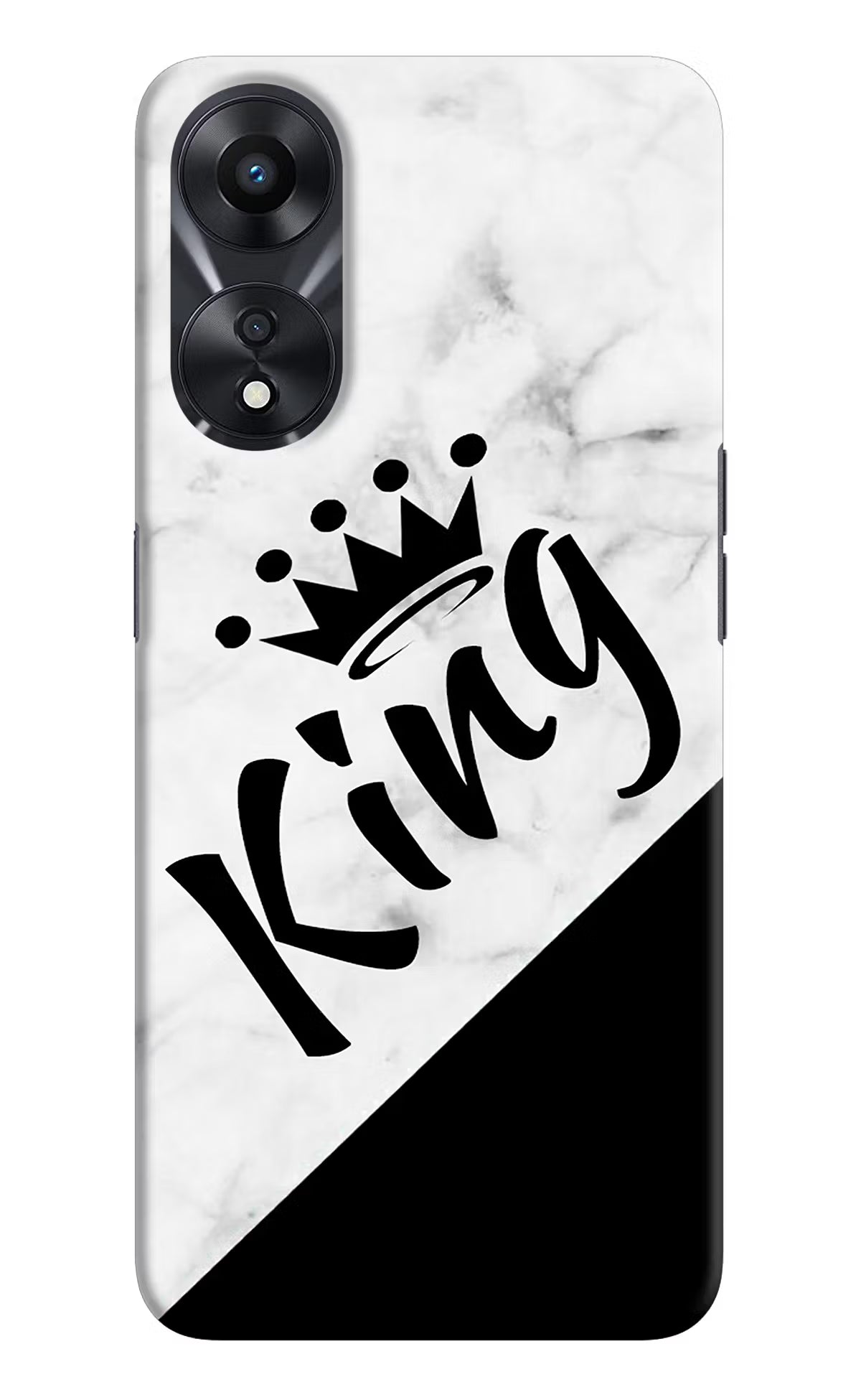 King Oppo A78 5G Hard Case Back Cover by Casekaro