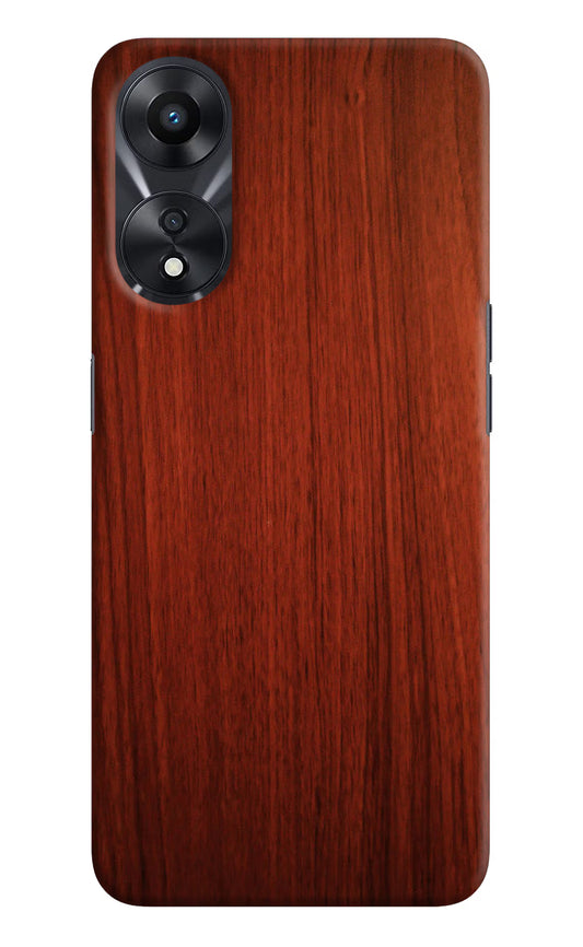 Wooden Plain Pattern Oppo A78 5G Hard Case Back Cover by Casekaro
