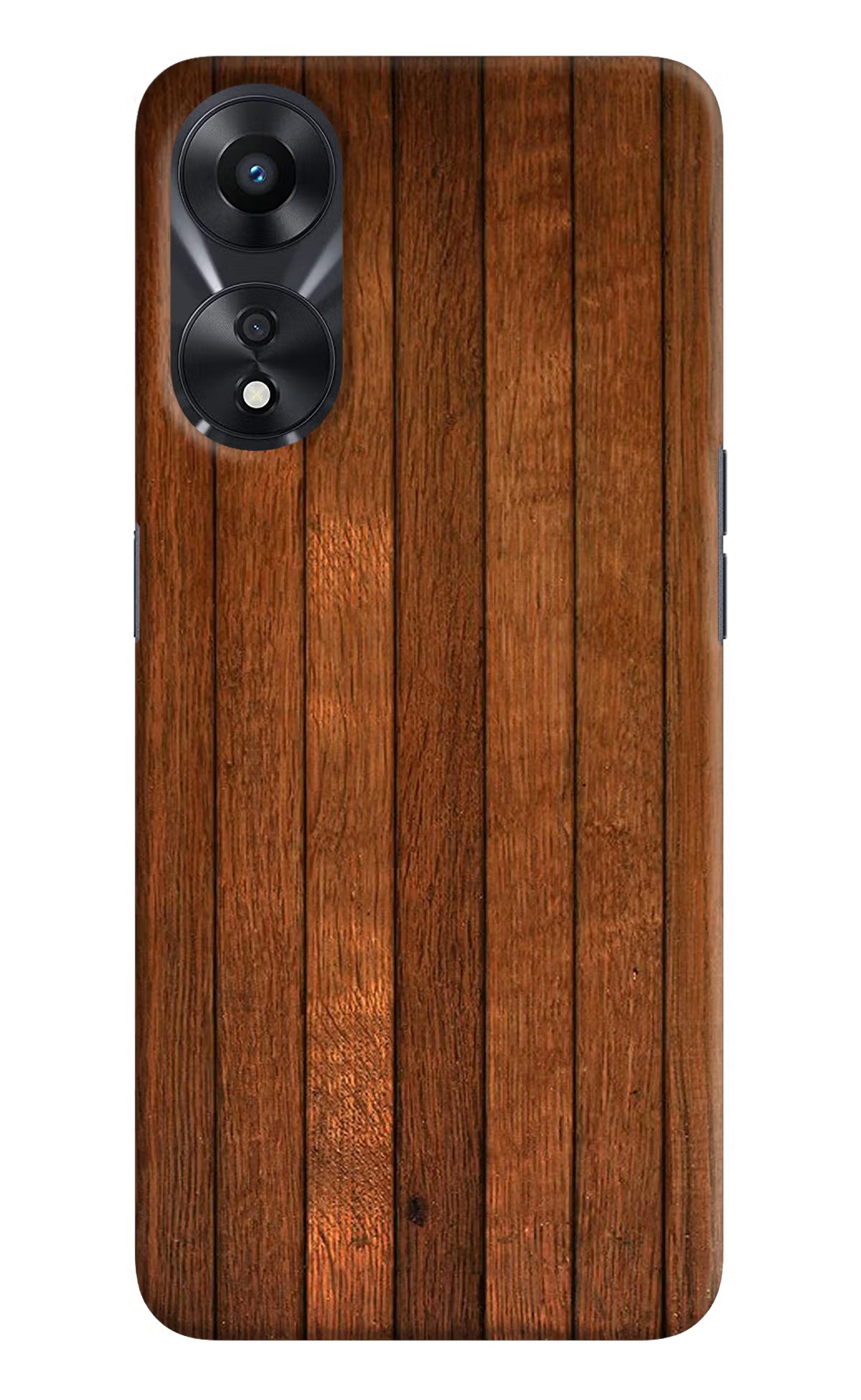 Wooden Artwork Bands Oppo A78 5G Hard Case Back Cover by Casekaro