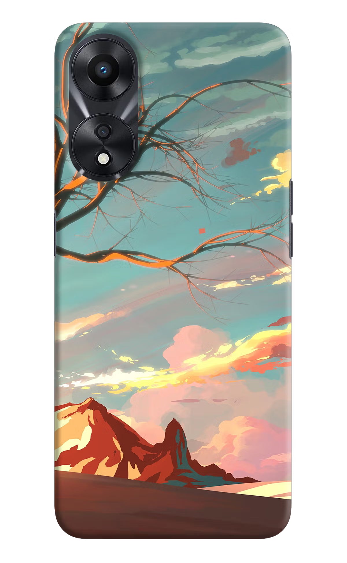 Scenery Oppo A78 5G Hard Case Back Cover by Casekaro