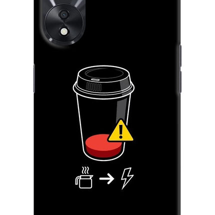 Coffee Oppo A78 5G Hard Case Back Cover by Casekaro