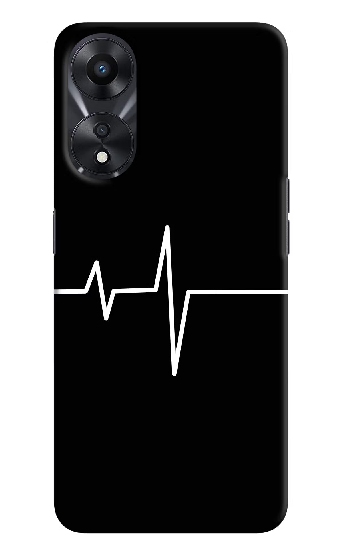 Heart Beats Oppo A78 5G Hard Case Back Cover by Casekaro