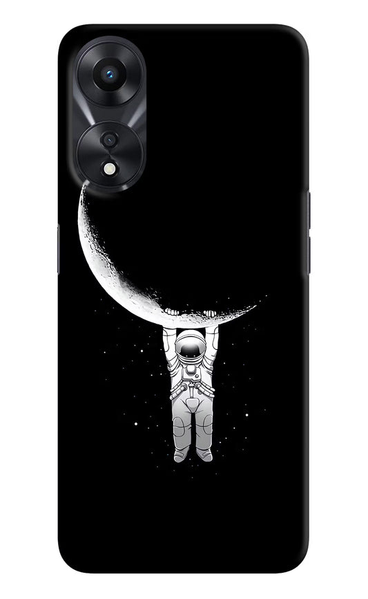 Moon Space Oppo A78 5G Hard Case Back Cover by Casekaro