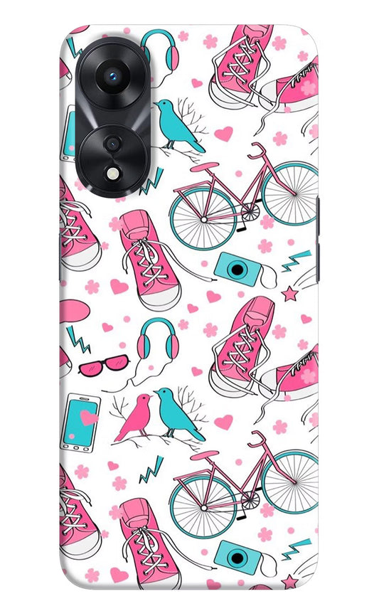 Artwork Oppo A78 5G Hard Case Back Cover by Casekaro