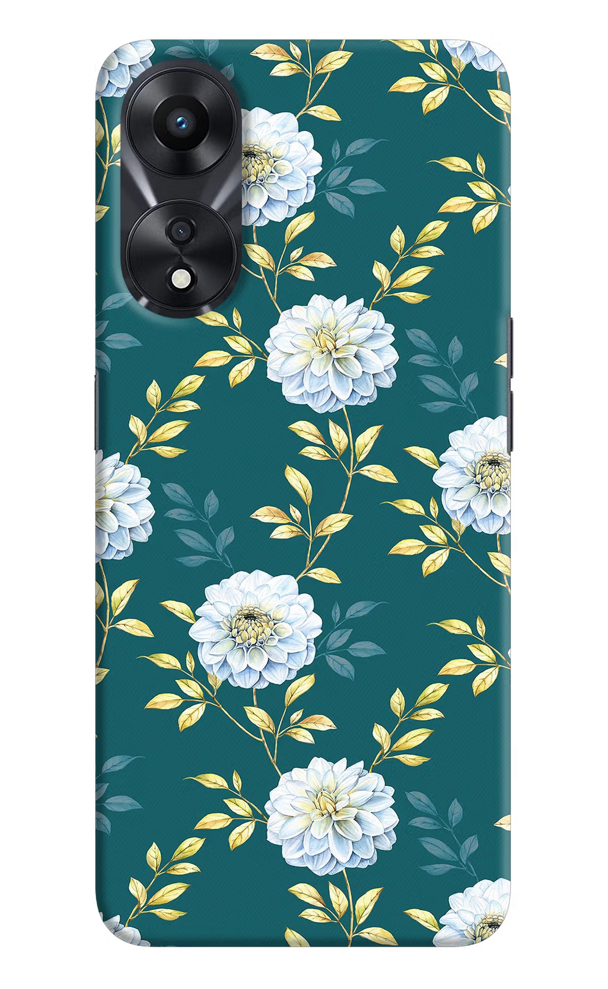 Flowers Oppo A78 5G Hard Case Back Cover by Casekaro