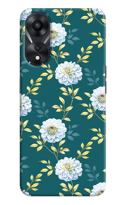 Flowers Oppo A78 5G Hard Case Back Cover by Casekaro