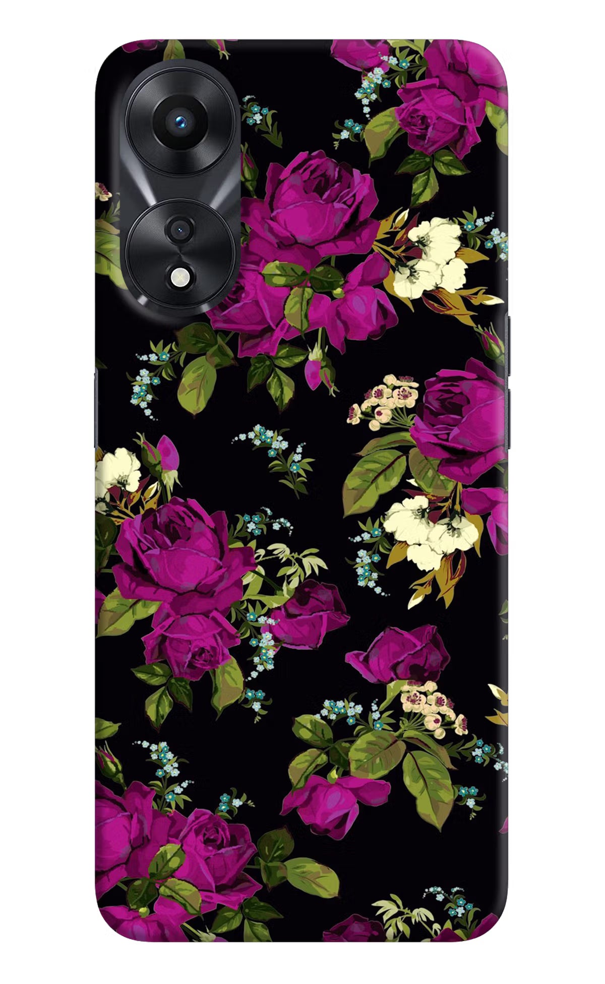 Flowers Oppo A78 5G Hard Case Back Cover by Casekaro