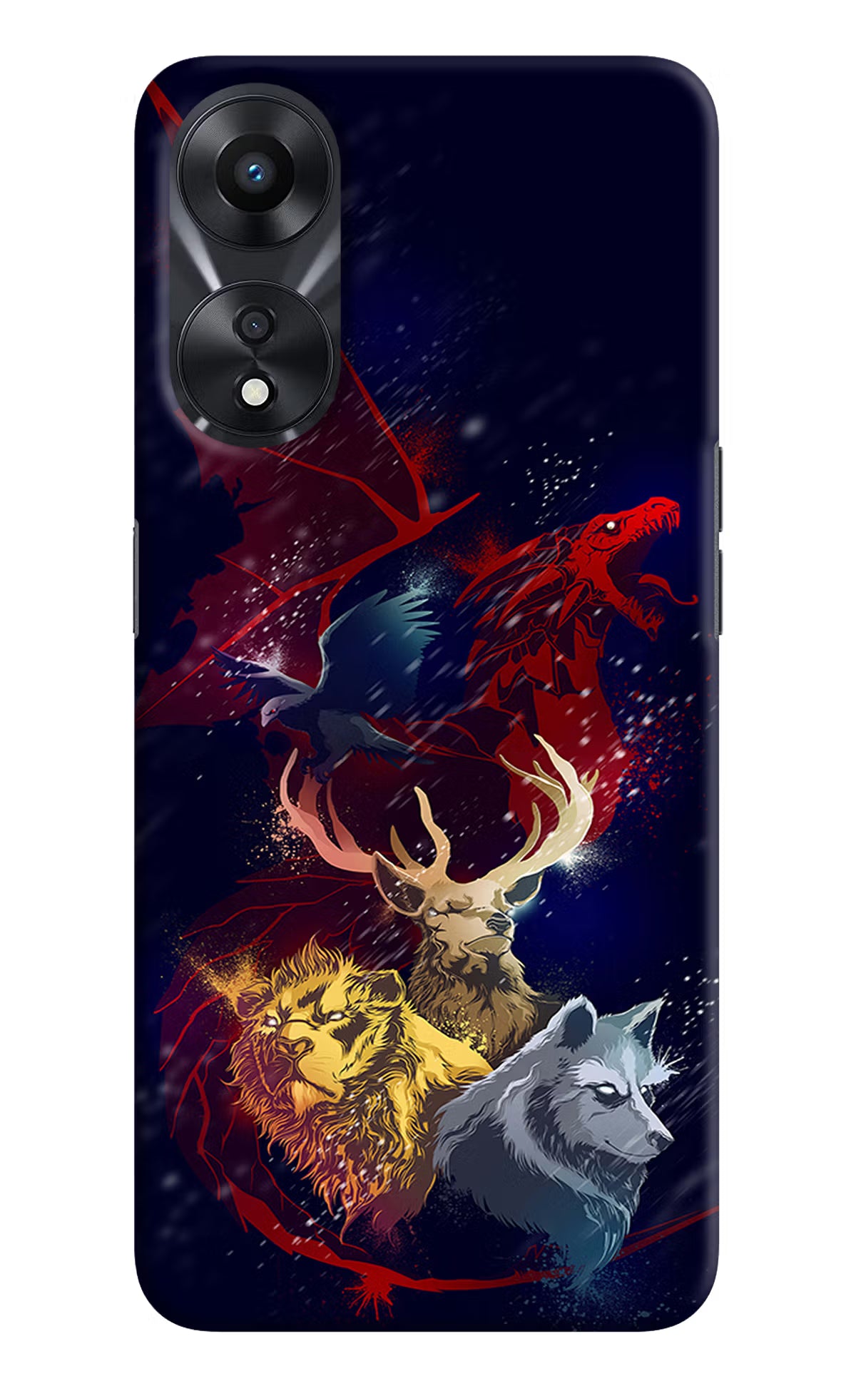 Game Of Thrones Oppo A78 5G Hard Case Back Cover by Casekaro