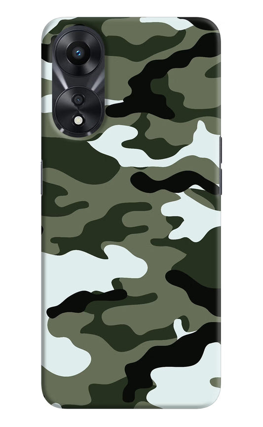 Camouflage Oppo A78 5G Hard Case Back Cover by Casekaro