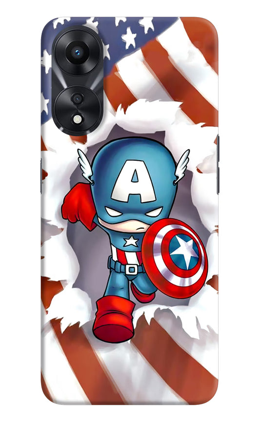 Captain America Oppo A78 5G Hard Case Back Cover by Casekaro