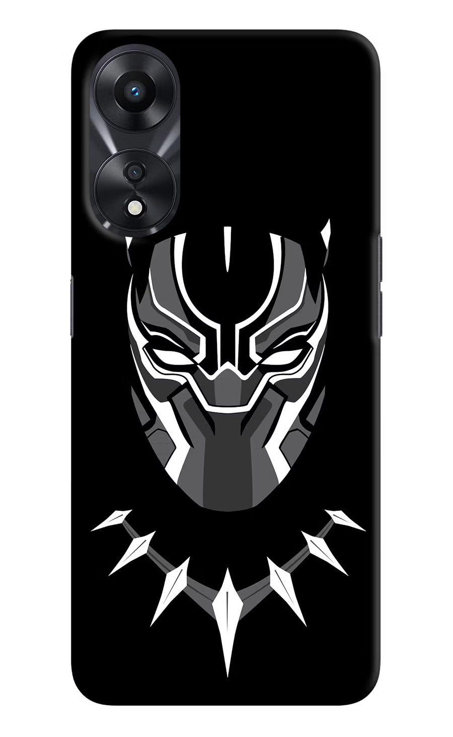 Black Panther Oppo A78 5G Back Cover, Hard case