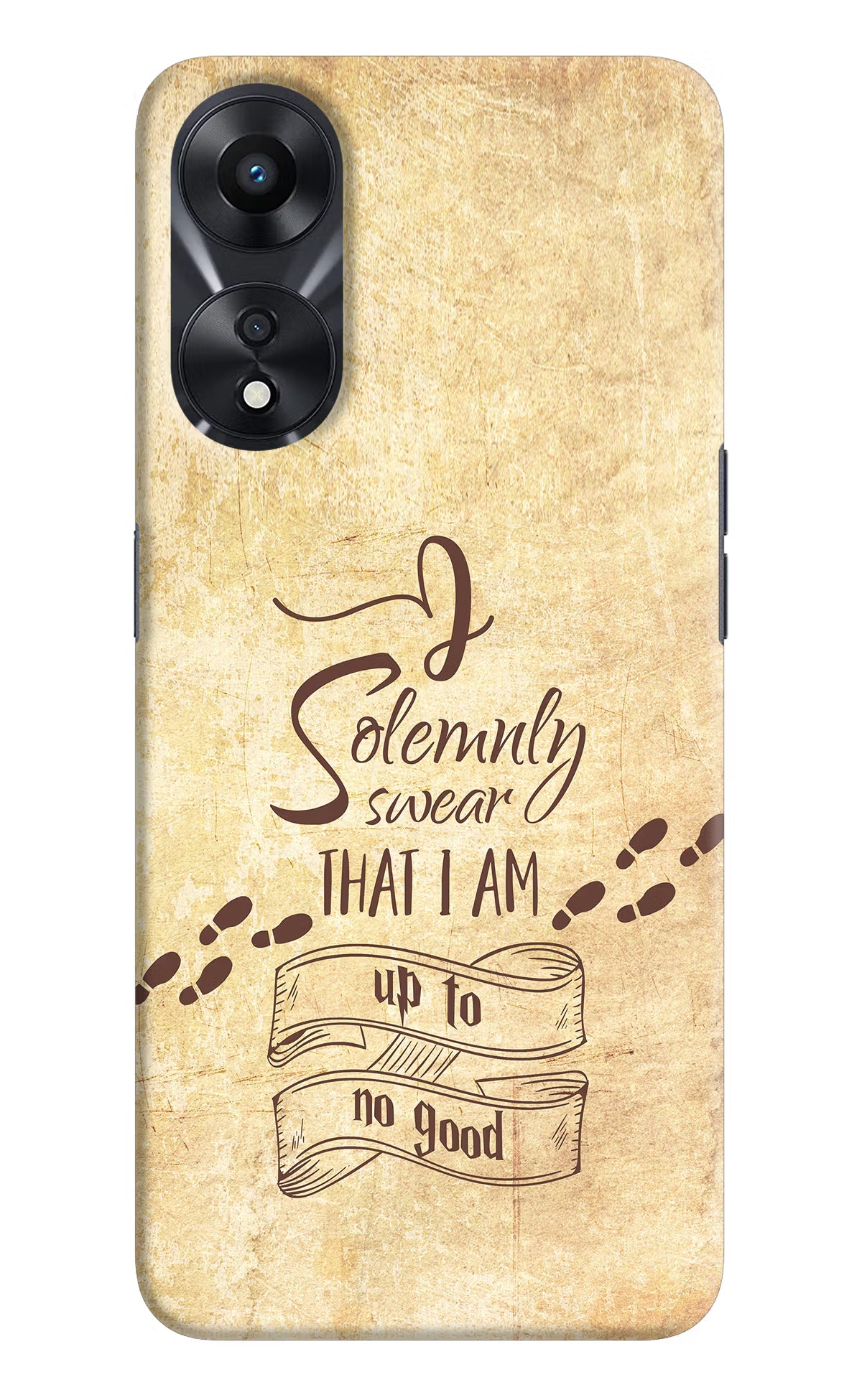 I Solemnly swear that i up to no good Oppo A78 5G Hard Case Back Cover by Casekaro