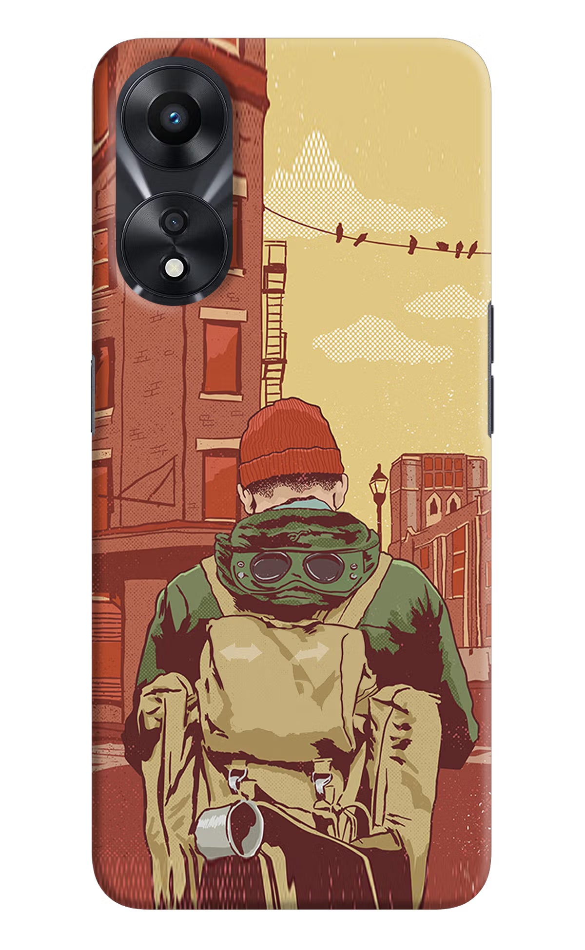 Adventurous Oppo A78 5G Hard Case Back Cover by Casekaro