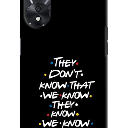 FRIENDS Dialogue Oppo A78 5G Hard Case Back Cover by Casekaro