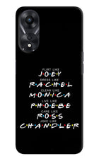 FRIENDS Character Oppo A78 5G Hard Case Back Cover by Casekaro