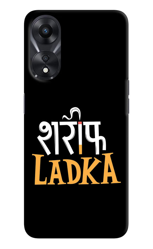 Shareef Ladka Oppo A78 5G Hard Case Back Cover by Casekaro