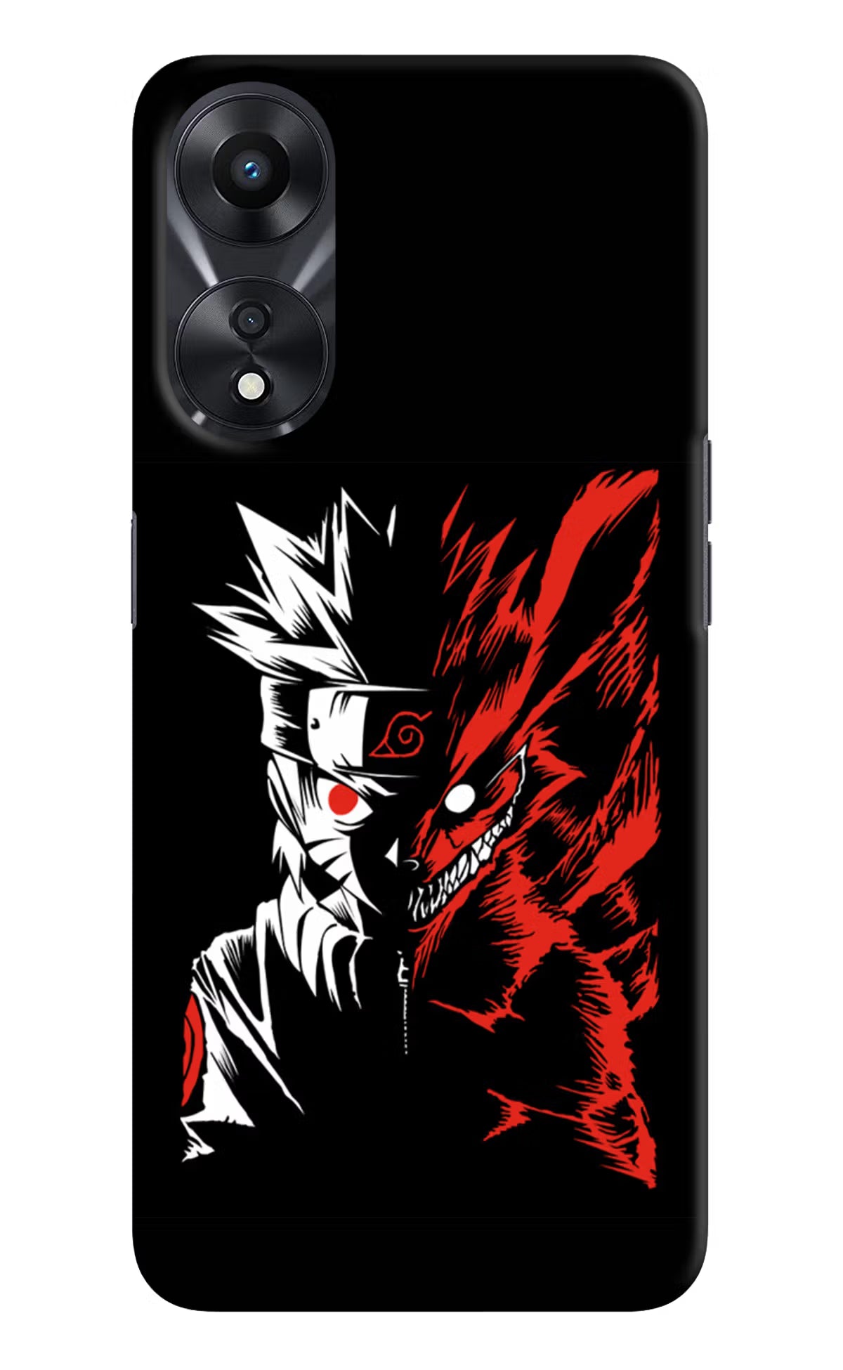 Naruto Two Face Oppo A78 5G Hard Case Back Cover by Casekaro