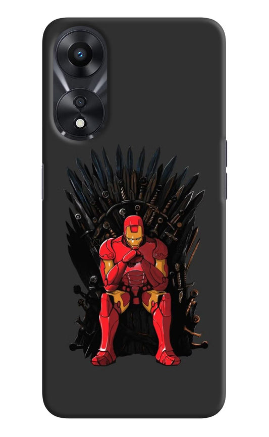 Ironman Throne Oppo A78 5G Hard Case Back Cover by Casekaro