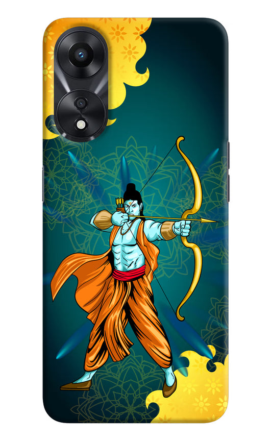 Lord Ram - 6 Oppo A78 5G Hard Case Back Cover by Casekaro