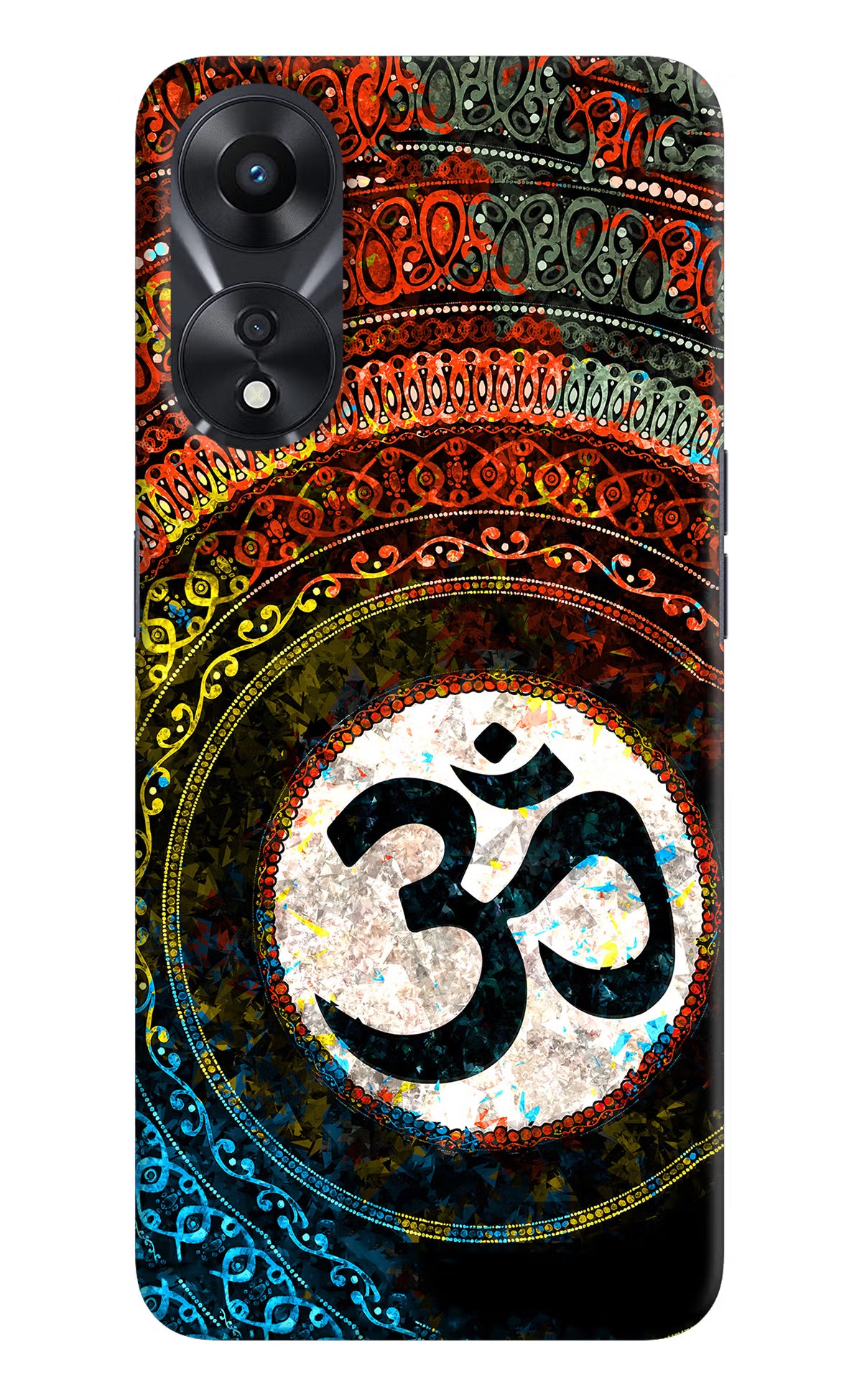Om Cultural Oppo A78 5G Hard Case Back Cover by Casekaro